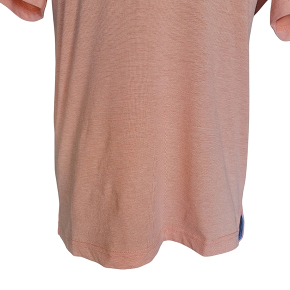 Thomas Sterling Men's Peach All Day Comfort Polo Collar Tee Size S NWT - Picture 9 of 14